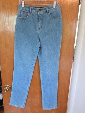 Gloria Vanderbilt Light Blue High Rise 5 Pocket Jeans